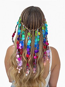 Tic-Tac Paetê Holográfico Arco-Íris