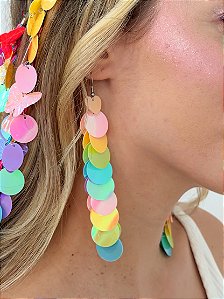 Brinco de Carnaval Paetê Disco Candy