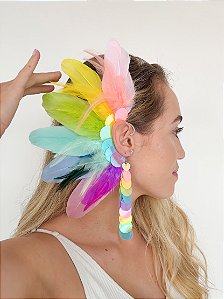 Ear Cuff Colorido Candy