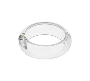 Bracelete Abaulado Acrílico Transparente