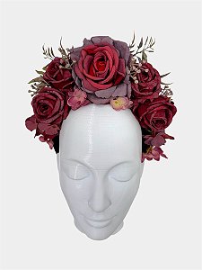 Tiara Flores Rosas de Sangue