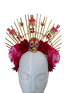 Tiara de Flores Santíssima Caveira