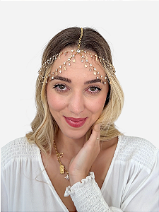 Headpiece Céu Dourado