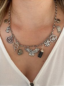 Colar Meu Talismã 2026 Prata - Personalizável