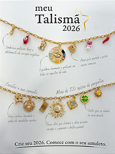 Colar Meu Talismã 2026 - Personalizável