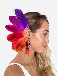 Ear Cuff Neon Sunset