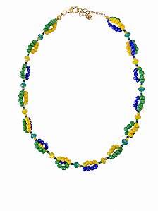 Choker Miçangas Brasil Artesanal