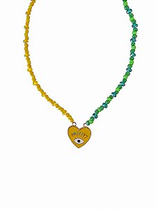 Colar Miçangas Brasil Protegido