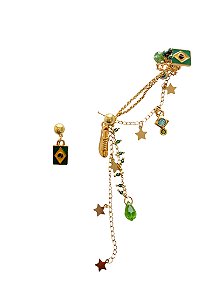 Ear Cuff Chuteira Brasil