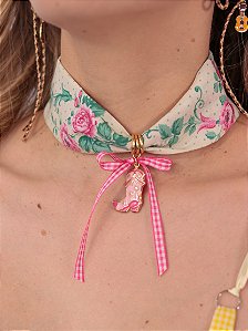 Choker Lenço Florinda Cowgirl