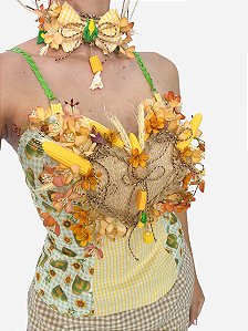 Top Corset Rainha do Milho
