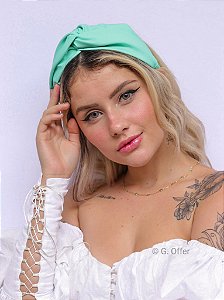 Tiara Entrelaçada Aqua