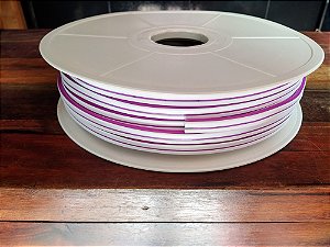 A Led Neon Flex 12V Roxo, 01 metro corte a cada 2.5 cm 14W por metro.