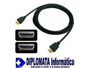 CABO HDMI ALTA DEFINIÇÃO - DIPLOMATA Informática