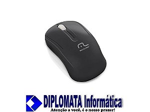 MOUSE SEM FIO PRETO - DIPLOMATA Informática