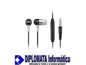 FONE DE OUVIDO TALKPHONE PRETO P2 - DIPLOMATA Informática