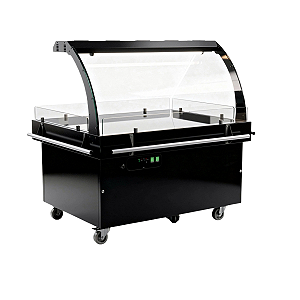 BALCAO EXP. SELF QUENTE C/ TAMPO DE VIDRO