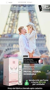 04 INSPIRAÇÃO TK - SCANDAL - JEAN PAUL GAULTIER 55ML | Perfume Para Revenda