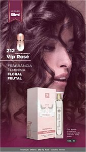 03 INSPIRAÇÃO TK - 212 VIP ROSÉ 55ML |  Perfume Para Revenda