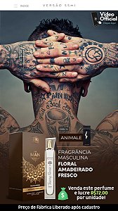 14 INSPIRAÇÃO TK - ANIMALE MEN 55ML | Perfume Para Revenda