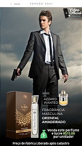 15 INSPIRAÇÃO TK - AZZARO WANTED 55ML | Perfume Para Revenda