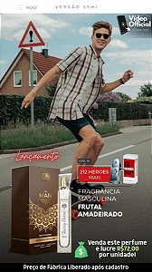 26 INSPIRAÇÃO TK - 212 HEROES MASCULINO 55ML | Perfume Para Revenda