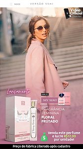 27 INSPIRAÇÃO TK - MY WAY FEMININO 55ML | Perfume Para Revenda
