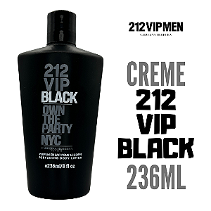 Creme 212 VIP BLACK 236ml | Masculino
