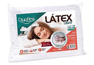 Travesseiro Duoflex Latex Light 50x70x14 cm