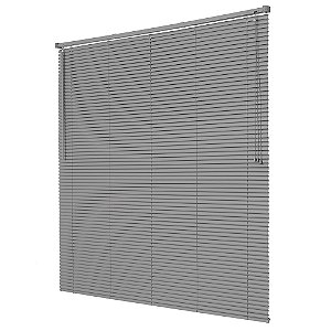 Persiana Horizontal PVC OFF 25 mm 1,60 x 1,30 m Chumbo - Evolux