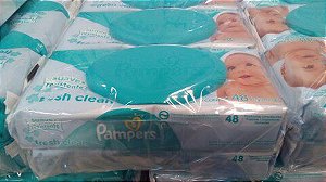 Toalhas Umedecidas Pampers Fresh Clean 288 Unidades