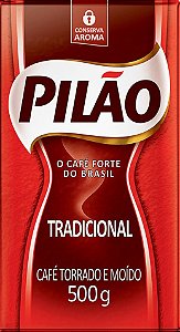 Café Pilão Tradicional Embalado a Vácuo 500g