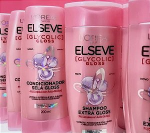 Kit Elseve L’Oréal Paris Glycolic Gloss - 2x 200ml