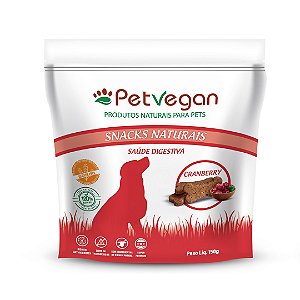 Snacks Naturais Para Cães - Cranberry 150g - PetVegan