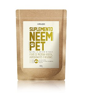 Pó de Neem - Suplemento Pet - Tratamento Fitoterápico contra Pragas - 100g