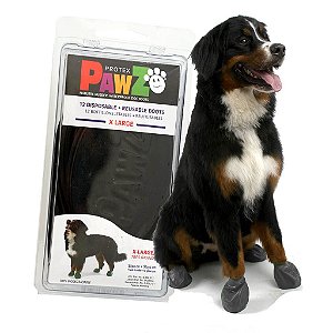 Pawz Preta - Botas para Cães - Tamanho X Large (X Grande)