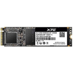 Ssd Nvme 128 Gb Xpg Sx6000 Lite, Lê: 1.800 Mb/S, Grava: 600 Mb/S, Asx6000Lnp-128Gt-C