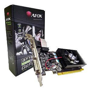 Placa De Vídeo Geforce Ddr3 2Gb/128 Bits Gt 730 Afox, Af730-2048D3L6