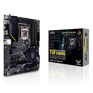 Placa Mãe 1200 10ª Geração Asus Z490-Plus Tuf Gaming, 90Mb1340-C1Bay0, Ddr4 128Gb, M2/Nvme, Hdmi