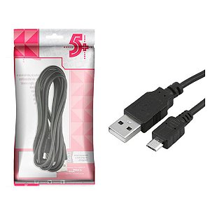 Cabo Micro Usb Para Usb A, 018 Mts, 5+ 018-1409