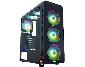 Pc Gamer Intel I7-9700F, Asus H310M-E, Nvme 240Gb Wd, Mem 16Gb Hyperx, Kmex 08G8, Fonte 550 Gigabyte, Gtx1650