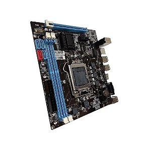 Placa Mãe 1155 2ª, 3ª Geração Brazilpc Bmb75, Ddr3 16Gb, Hdmi, Vga, 10/100/1000 Mb/S, Sem Caixa