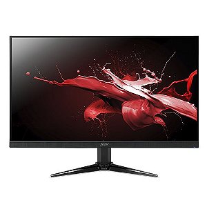 Monitor Gamer Led 23.8" Acer Kg241Y S, 1Ms, 165Hz, Full Hd, Wide, Hdmi, Dport, Preto