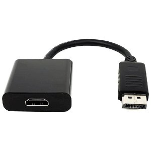 Cabo Adaptador De Vídeo Displayport Macho Para Hdmi Fêmea, 15 Cm, Md9 6274