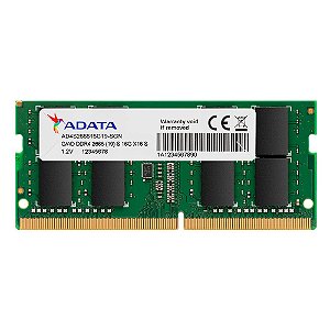 Memória Notebook Ddr4 16Gb/2666 Mhz Adata, 1.2V, Ad4S266616G19Sgn