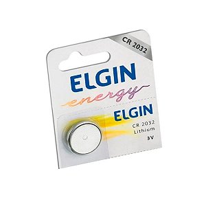 Bateria Elgin Litio, Cr2032 3V, 1 Unidade