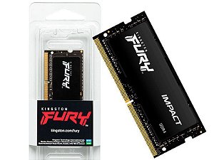 Memória Notebook Ddr4 8Gb/2666 Mhz Kingston Fury, 1.2V, Kf426S15Ib/8