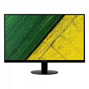 Monitor Led 23.8" Acer Sa240Y Bbix, 1Ms, 60Hz, Widescreen, Ips, Full Hd, Hdmi, Dvi, Vga, Preto