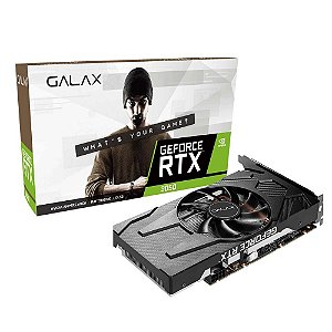 Placa De Vídeo Geforce Ddr6 8Gb/128 Bits Rtx 3050 Galax, 35Nsl8Md6Zoc, Com Lhr