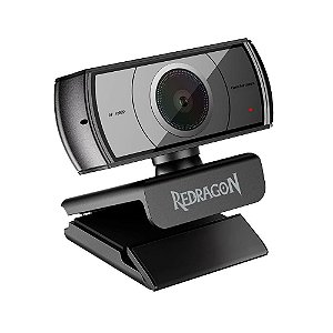 Webcam Redragon Apex Gw900-1, Full Hd, 1080P, 30 Fps, Com Tripé, Preta
